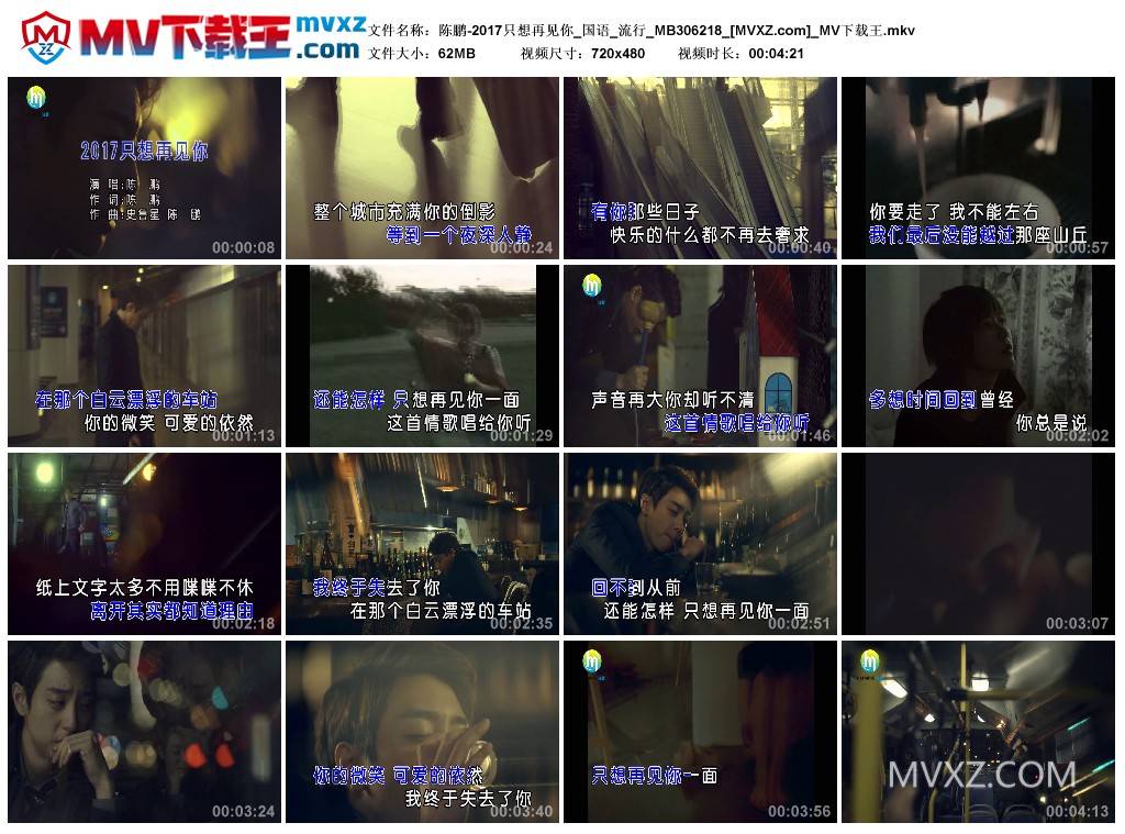 陈鹏-2017只想再见你_国语_流行_MB306218